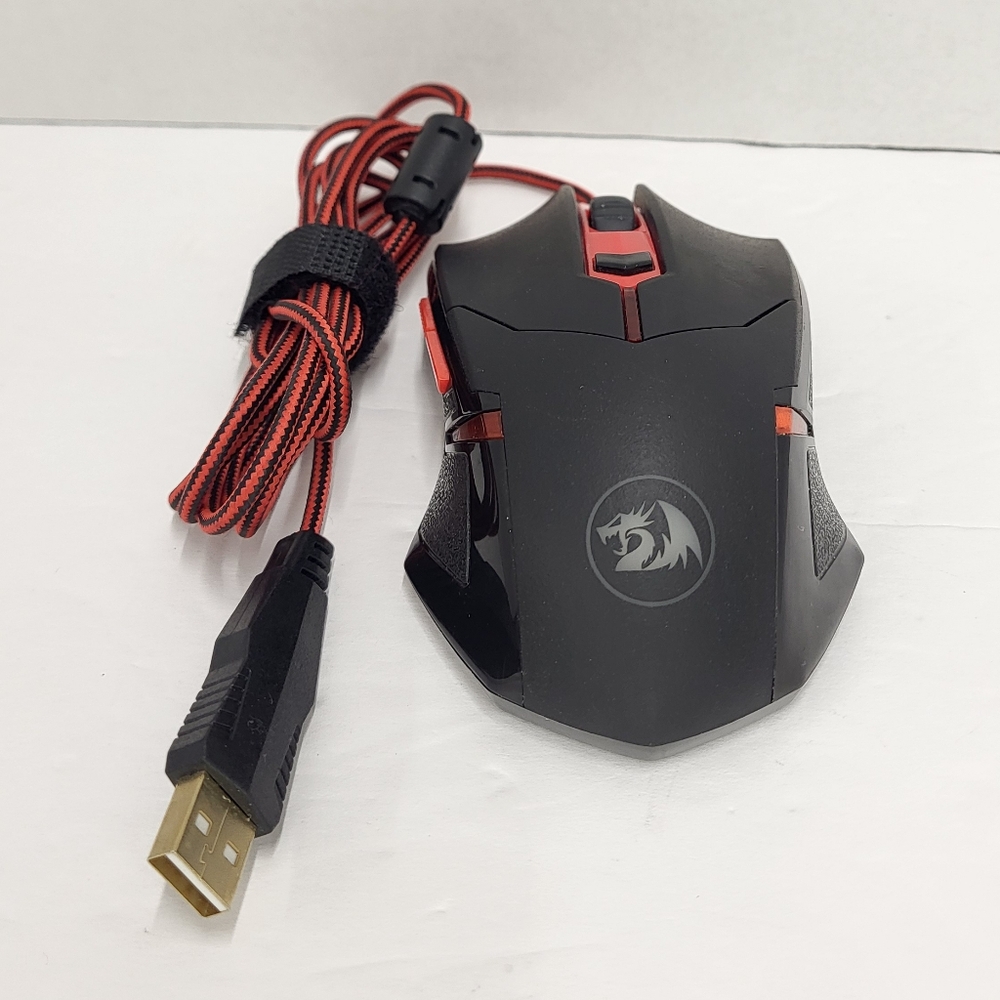 Red Dragon Wired USB LED Optical Gaming Mouse 3200 DPI - S101-3 Tested Gaming